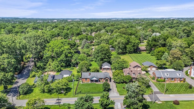1135 Riverwood Dr, Nashville, TN 37216 - drone / aerial view of a heavily wooded area