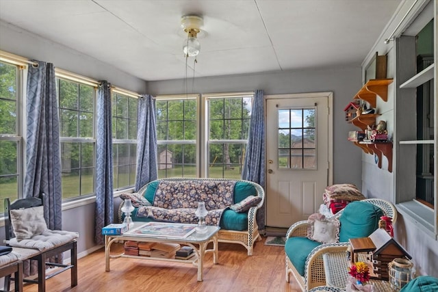 410 Sinking Creek Rd, Petersburg, TN 37144 - sunroom / solarium featuring wood finished floors