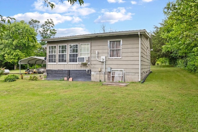 410 Sinking Creek Rd, Petersburg, TN 37144 - rear view of house with a yard and a carport