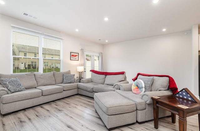 2023 Sperling Dr, Gallatin, TN 37066 - living room with light wood-style floors and recessed lighting