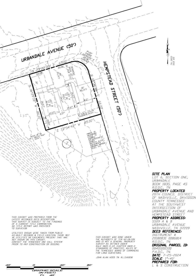 5509 Urbandale Ave, Nashville, TN 37209 - map / location