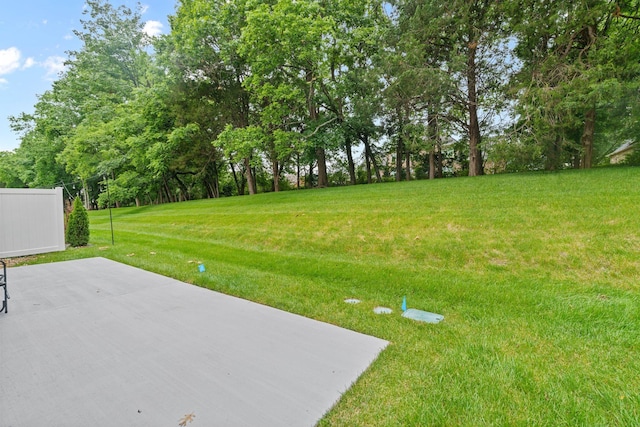 503 Gingerwood Ln, Hendersonville, TN 37075 - view of grassy yard featuring a patio area and view of scattered trees