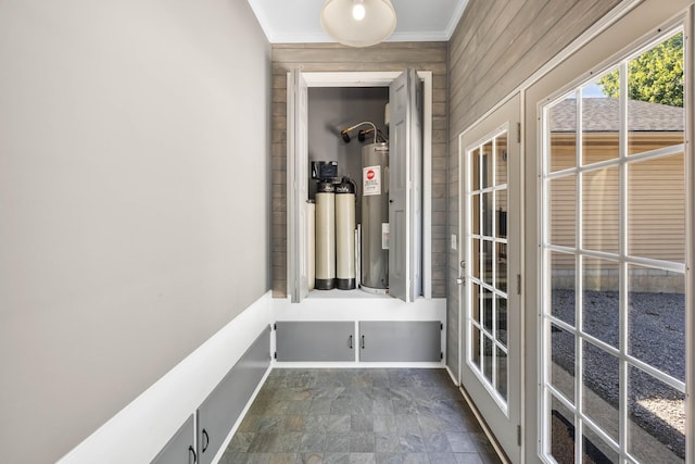 346 Lynnford Dr, Murfreesboro, TN 37128 - unfurnished sunroom featuring electric water heater