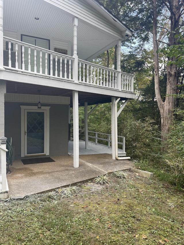 470 Askin Ln, Baxter, TN 38544 - view of patio / terrace featuring a balcony