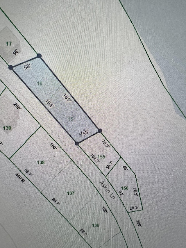 470 Askin Ln, Baxter, TN 38544 - map of parcels