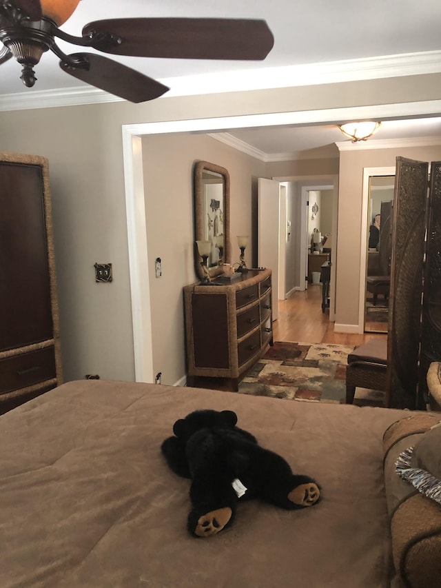 470 Askin Ln, Baxter, TN 38544 - bedroom featuring crown molding and wood finished floors