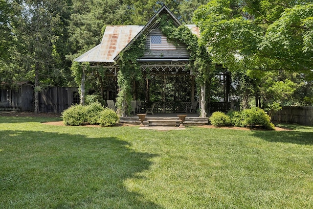 5508 Sycamore St, Franklin, TN 37064 - view of yard featuring a gazebo
