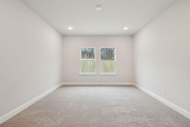 126 Cades Blf, Lebanon, TN 37087 - carpeted spare room with baseboards and recessed lighting