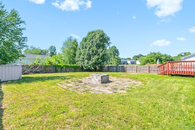 337 Atlantic Ave, Oak Grove, KY 42262 - view of yard featuring a deck