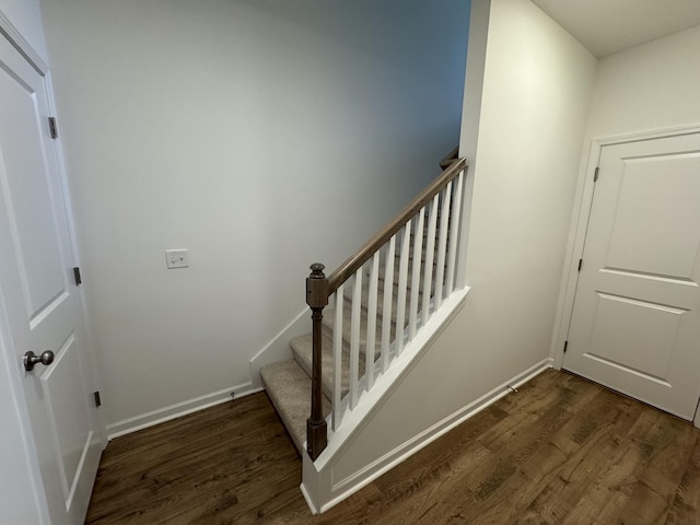 410 Blair Rd, Smyrna, TN 37167 - stairs with wood finished floors and baseboards