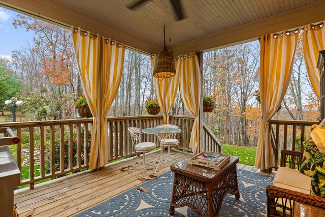 697 N Stewart Ln, Rising Fawn, GA 30738 - view of sunroom / solarium