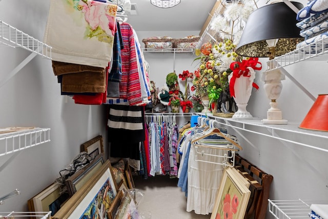 697 N Stewart Ln, Rising Fawn, GA 30738 - spacious closet featuring carpet