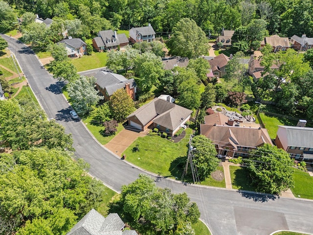 4348 Oakcrest Ln, Hermitage, TN 37076 - aerial perspective of suburban area