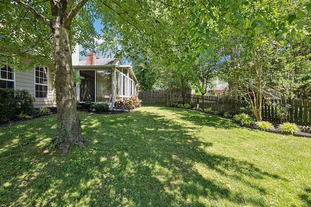 4348 Oakcrest Ln, Hermitage, TN 37076 - view of yard with a sunroom
