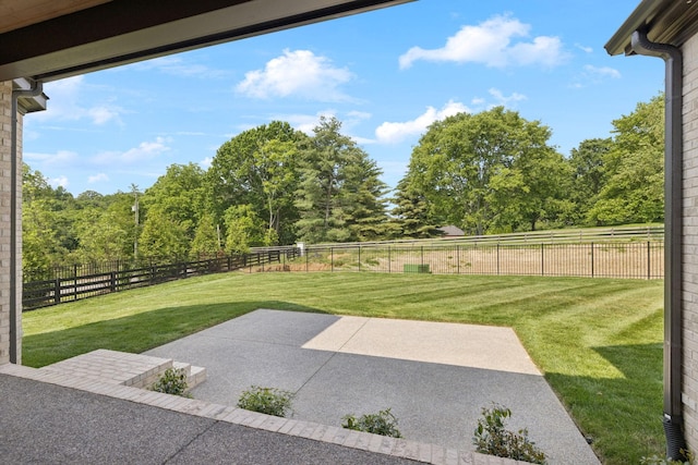 1001 Laguna Dr, Franklin, TN 37067 - fenced backyard featuring a patio