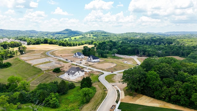 9906 Amarosa Ct, Brentwood, TN 37027 - bird's eye view of a heavily wooded area