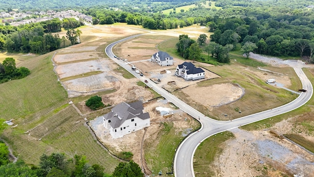 9906 Amarosa Ct, Brentwood, TN 37027 - aerial overview of property's location featuring rural landscape