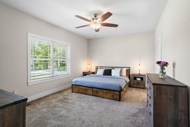 600 S Tunnel Rd, Gallatin, TN 37066 - bedroom with carpet, baseboards, and a ceiling fan