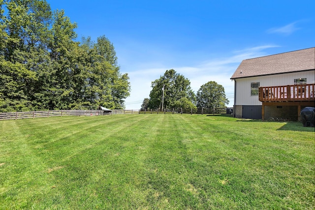 600 S Tunnel Rd, Gallatin, TN 37066 - view of yard featuring a wooden deck