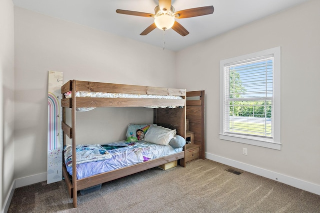 600 S Tunnel Rd, Gallatin, TN 37066 - bedroom featuring baseboards, carpet flooring, and a ceiling fan