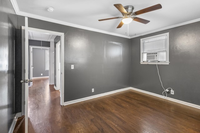 1903 Fern Dr Unit 1903-1905, Murfreesboro, TN 37130 - empty room with attic access, wood finished floors, ceiling fan, a smoke detector, and baseboards