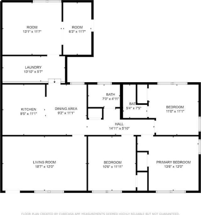 1903 Fern Dr Unit 1903-1905, Murfreesboro, TN 37130 - home floor plan