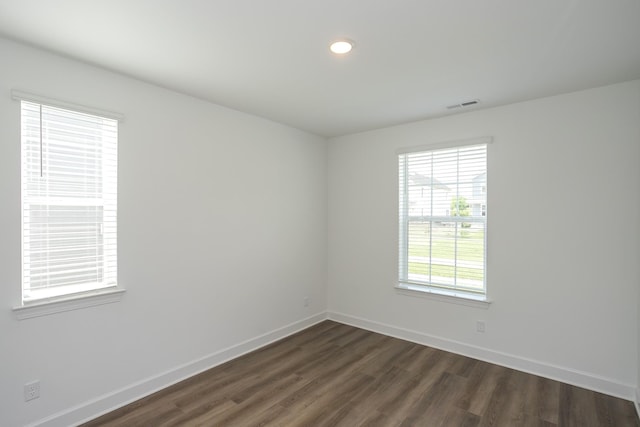124 W Cassa Way, Mount Juliet, TN 37122 - spare room featuring dark wood-type flooring, baseboards, and recessed lighting