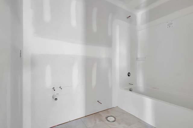 7585 Peytons Rise Way Lot # 29, Georgetown, TN 37336 - bathroom with washtub / shower combination and tile patterned flooring