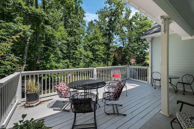 7112 Pepper Tree Cir, Fairview, TN 37062 - deck with outdoor dining area