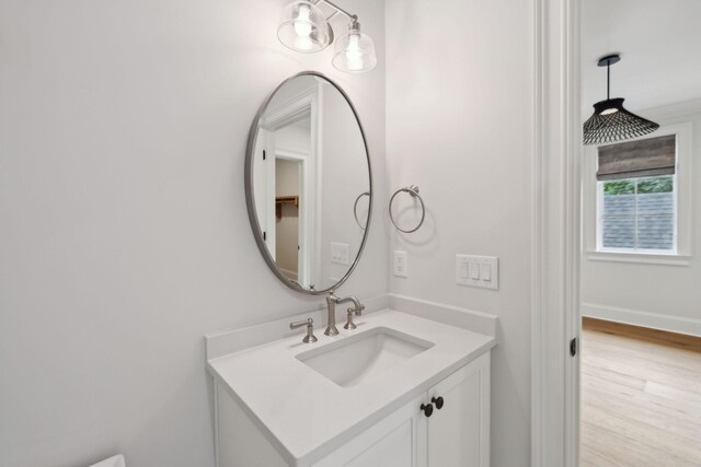 304 Berry Cir, Franklin, TN 37064 - bathroom with vanity and wood finished floors