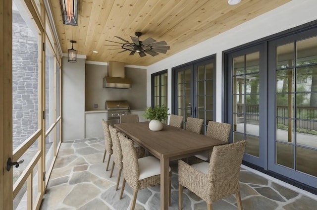 304 Berry Cir, Franklin, TN 37064 - sunroom with french doors