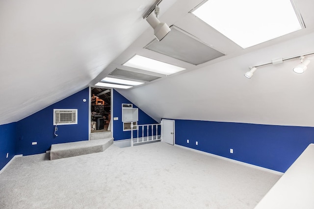 116 Jackson Ln, Hendersonville, TN 37075 - bonus room with a wall mounted air conditioner, carpet flooring, lofted ceiling, and baseboards