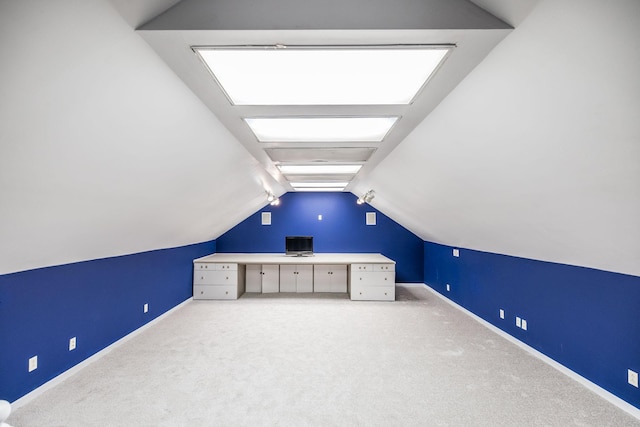 116 Jackson Ln, Hendersonville, TN 37075 - additional living space with vaulted ceiling, carpet, and baseboards