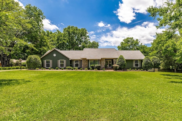 116 Jackson Ln, Hendersonville, TN 37075 - ranch-style house with board and batten siding and french doors