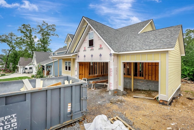 7388 Peytons Rise Way Lot # 48, Georgetown, TN 37336 - back of house with a shingled roof and a garage