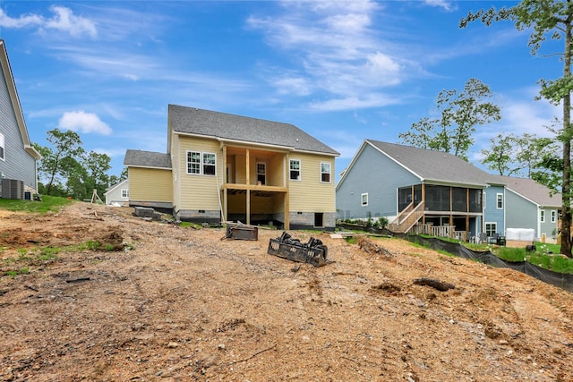 7388 Peytons Rise Way Lot # 48, Georgetown, TN 37336 - back of house featuring a sunroom and crawl space