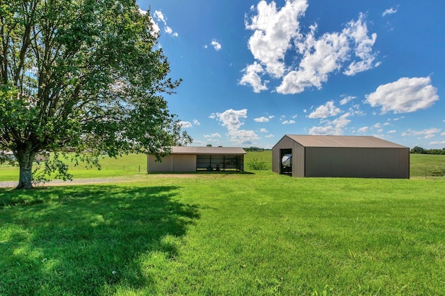 1800 Old Highway 52, Lafayette, TN 37083 - view of green lawn featuring an outbuilding and an outdoor structure