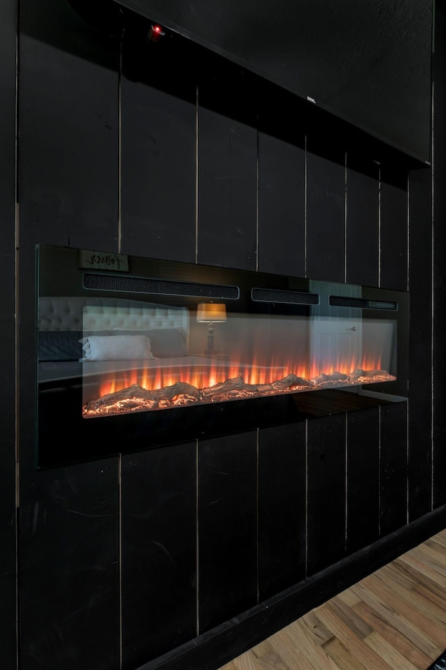 1800 Old Highway 52, Lafayette, TN 37083 - kitchen featuring dark cabinetry, light wood-style flooring, and modern cabinets