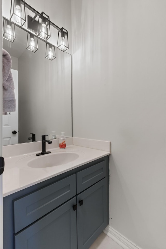 2905 Burtonwood Dr, Spring Hill, TN 37174 - bathroom with vanity and baseboards