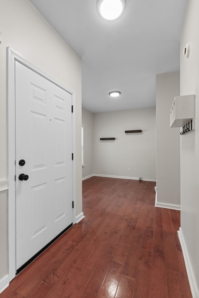 2905 Burtonwood Dr, Spring Hill, TN 37174 - corridor with dark wood-style floors and baseboards