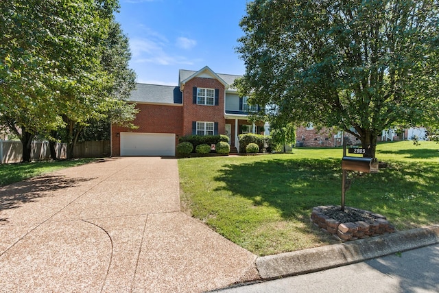 2905 Burtonwood Dr, Spring Hill, TN 37174 - traditional-style home with brick siding and concrete driveway