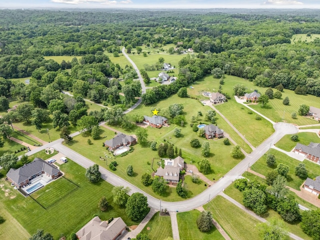 1417 Guill Rd, Mount Juliet, TN 37122 - bird's eye view of a heavily wooded area