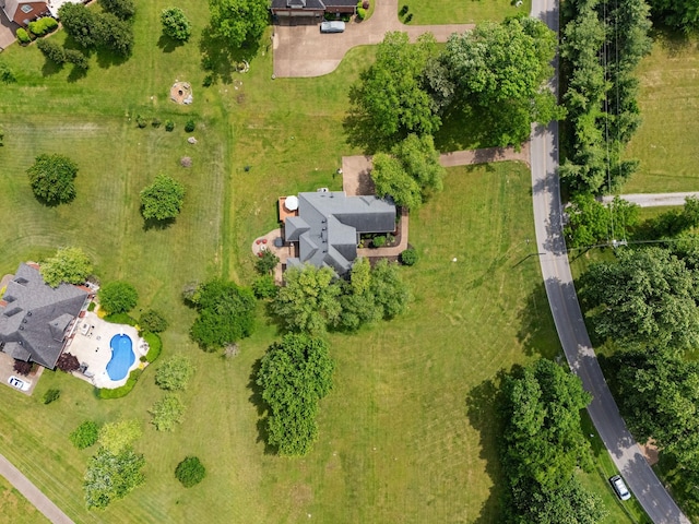 1417 Guill Rd, Mount Juliet, TN 37122 - aerial overview of property's location featuring a pool