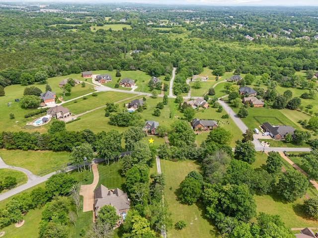1417 Guill Rd, Mount Juliet, TN 37122 - drone / aerial view of a heavily wooded area