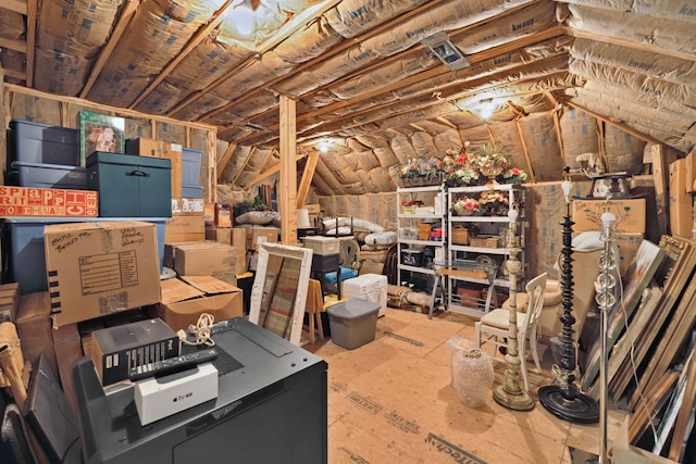 4043 Old Light Cir, Arrington, TN 37014 - view of unfinished attic