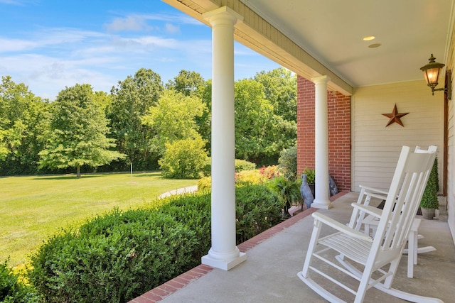 3285 Blazer Rd, Franklin, TN 37064 - view of patio featuring view of scattered trees