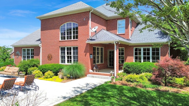 3285 Blazer Rd, Franklin, TN 37064 - back of property with roof with shingles and brick siding