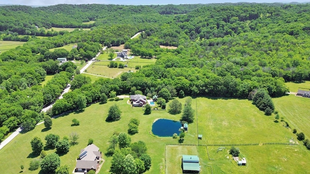 3285 Blazer Rd, Franklin, TN 37064 - overview of rural landscape featuring a heavily wooded area