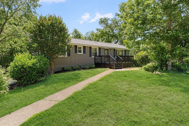 104 Dolphus Dr, Hendersonville, TN 37075 - single story home featuring a front lawn