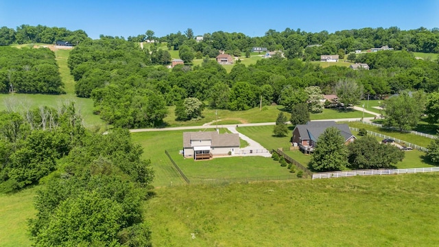 1710 Collins Hollow Rd, Lewisburg, TN 37091 - drone / aerial view of a tree filled landscape